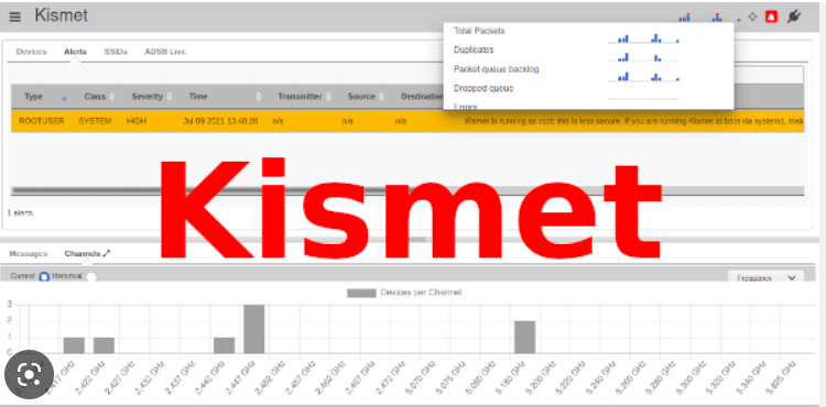 Kismet Top 25 Best Kali Linux Penetration Testing Tools