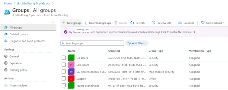 How to create Office 365 Dynamic Group