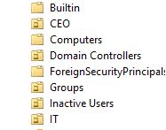 Create Active Directory OU Reports with PowerShell. sample organizational unit structure