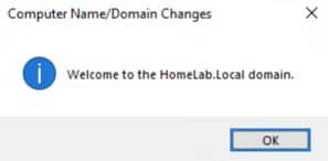 How to Join Computer to Domain using PowerShell domain join welcome box