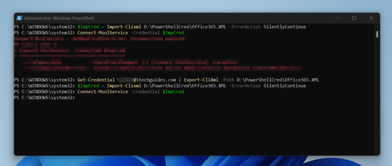 Connect to Officde 365 with the Connect-MsolService PowerShell command
