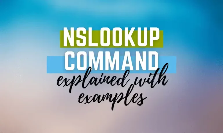 How to Use NSLookup Command on Windows (Examples).