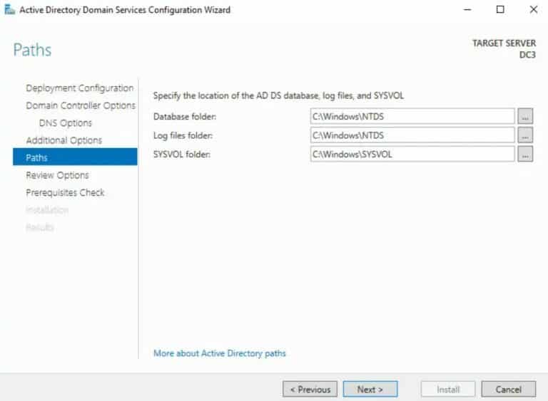 How to Add Domain Controller to an Existing Domain. Path configuration