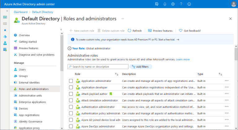 Azure AD Role Assignment