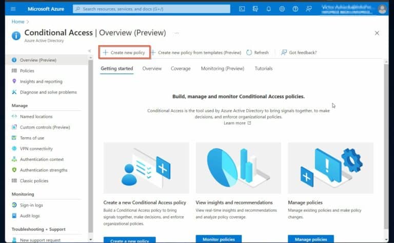 Azure AD Identity Protection - Configure Automatic Risk Remediation Conditional Access Policy