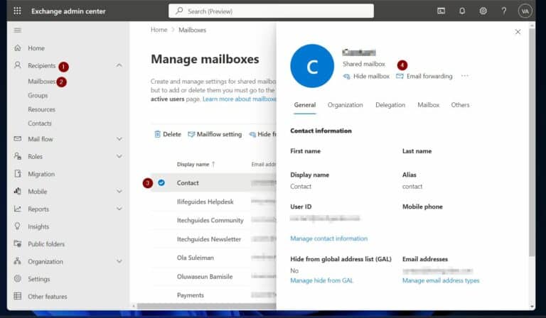 Configure and Manage Automatic Mailbox Email Forwarding