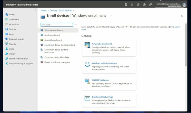Azure AD Security Best Practices for Remote Work - Enforce Strong Device and App Management - enroll devices - complete the process