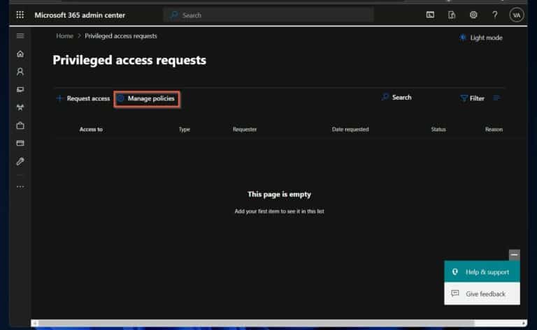Task 3 of 4 - Create and Azure AD Privileged Access Policy step 2