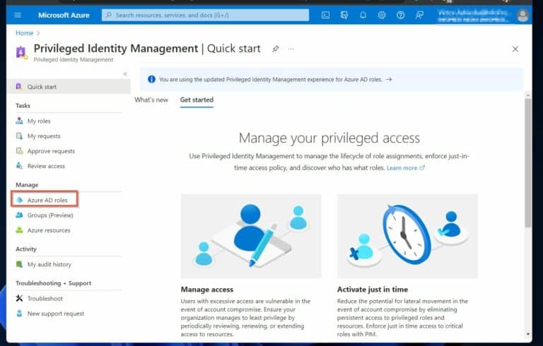 turn on Azure AD MFA from role settings