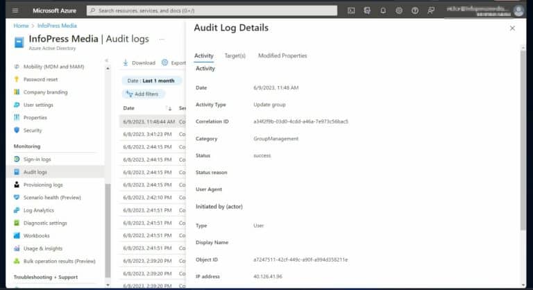 Azure AD Security Logs and Audit: How to Monitor and Analyze Azure AD Activity
