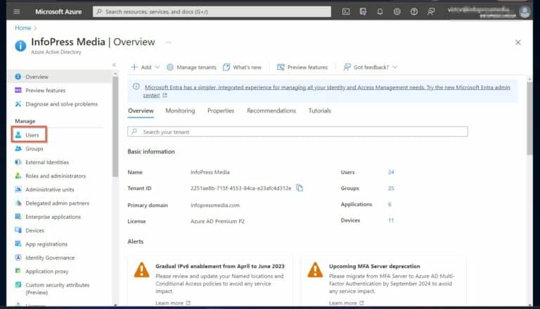 Assign Azure AD Roles from the User Interface