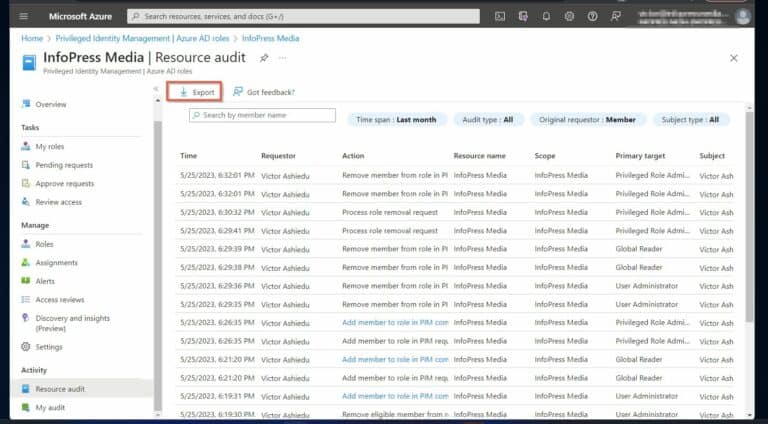 Azure AD Privileged Roles: Manage & Monitor Privileged Access