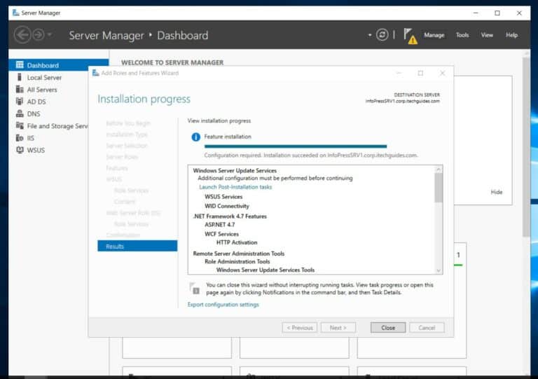 Step 2. Configure Windows Server Update Service