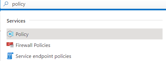 azure policy search