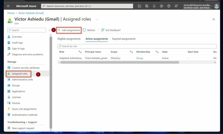 Secure Collaboration in Office 365 - Assign Azure AD Role to a Guest User in the Azure Portal