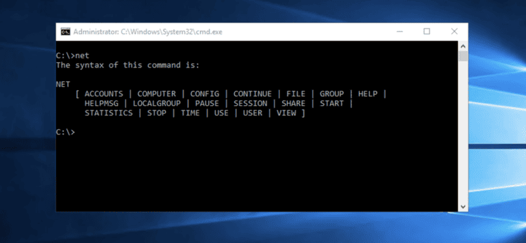 Net User Command – Manage Local Windows Users Accounts
