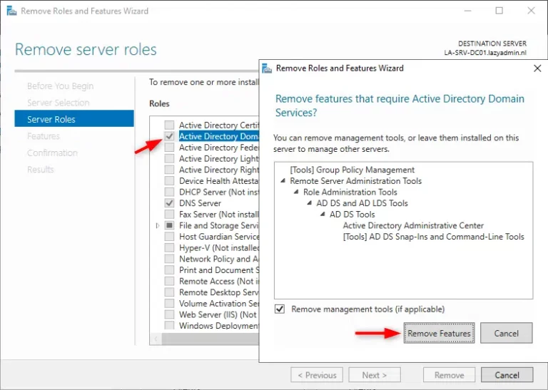Remove (Demote) Domain Controller from Active Directory (Detailed Guide)