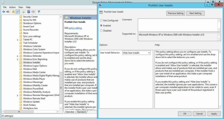 Deep Dive into Active Directory Group Policies Restrict software installations