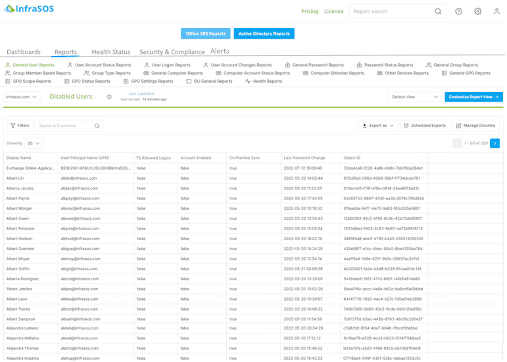 Active Directory Reporting