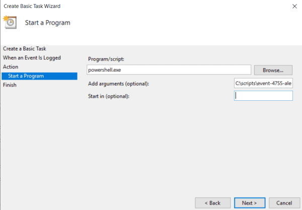 Active Directory Security Automation with PowerShell Program selection